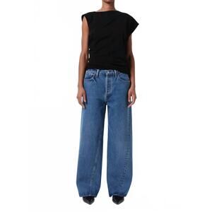 NEW AGOLDE twist low slung baggy jeans in myth